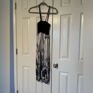 Black and white sundress